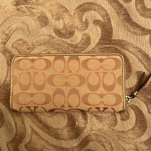 Cute coach wallet